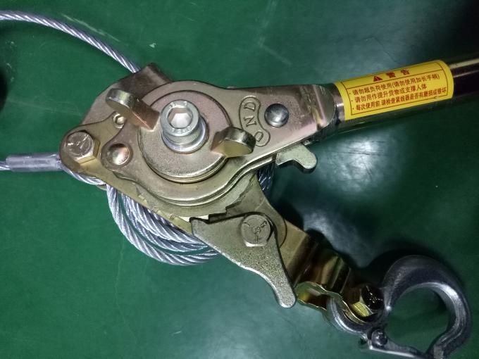Withdrawing Hand Cable Puller Manual Ratchet Wire Rope Tighter ISO Certification