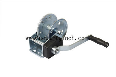 China Small 1600 Lb Marine Hand Winch Steel A3 Self Locking For Lifting Durable supplier