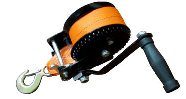 China Single Speed 1000 Lb Manual Hand Winch , Carbon Steel Structure Portable Manual Winch supplier