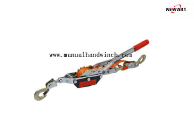 China Color Webbing Hand Power Puller , Light Weight 1 Ton Come Along Cable Puller supplier