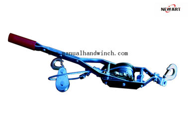 China 2 Ton Transmission Line Tool Heavy Duty Cable Puller Single Gear Double Hooks supplier
