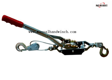 China Steel A3 Transmission Line Tool Body Hand Cable Puller 1T Double Gear Easy Operation supplier