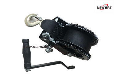China Double Gears Manual Drum Winch ,Two Way Hand Winch / Mechanical Drum Winch With Two Way Ratchet supplier