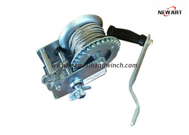 China CE Standard Steel A3 Portable Manual Hand Winch For Trailer Boat 272kg Capacity supplier