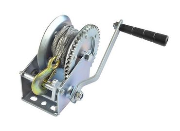 China High Precision 1000 Lb Electrophoresis Manual Boat Winch Lightweight With 8 Meters Cable supplier