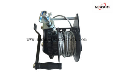 China Steel Material Manual Worm Gear Winch Worm Gear Ceiling Hand Winch 1500 LB supplier