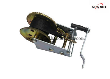 China 2 Speed Strap Manual Hand Winch For Boat 4WD With 2500LBS / 1136KGS supplier