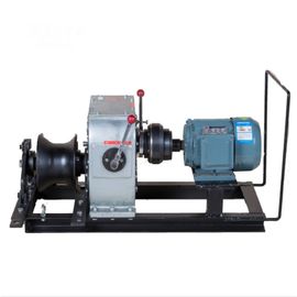 China Steel Electric Cable Winch Puller / Portable Electric Winch For Cable Pulling supplier