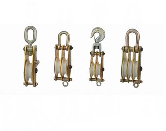 China Aluminum Alloy Plated With Nylon Sheave Hoist Pulley Block and Tackle supplier