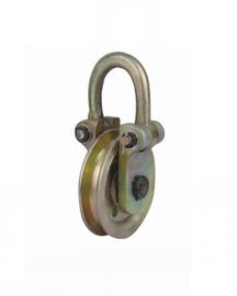China Round Cable Chain Hoisting Block Holding Pole Hoisting Tackle 1 Year Warranty supplier