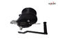 Geared Hand Crank Winch / 1200lbs Capacity Automatic Brake Winch With Strap supplier