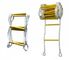 polyester Insulation Ladder , High strength hanging Escape rope ladder for climbing supplier