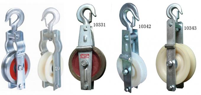 Nylon Cable Pulley Block For Power Transmission Line Stringing Construction