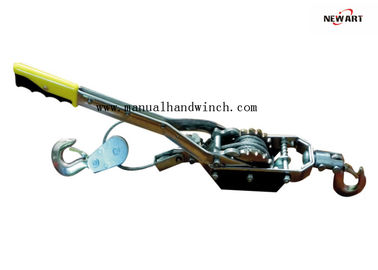 China Custom Color 	Transmission Line Tool 1T Single Line Double Gear Come Along Puller supplier