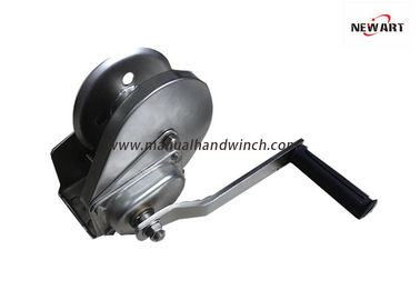 China Automatic Braking Hand Anchor Winch 1200lb Stainless Steel Marine Boat Pulling supplier