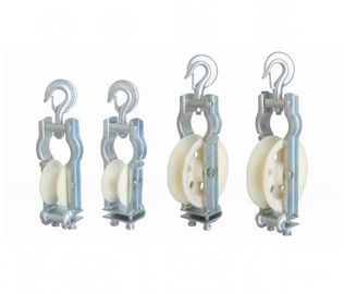China Sitting And Hanging Type Sheave Block Pulley / Durable Heavy Duty Pulley Block supplier