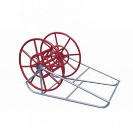 China Mobile Anti Twist Wire Rope Reel Stand Cable Drum Pay Off Stand supplier