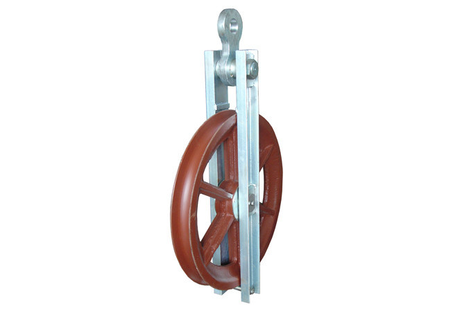 Winding Block 50 - 300KN Capacity Wire Stringing Blocks For Conductor High Speed ...