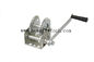 White Zinc Steel A3 600lbs Manual Hand Winch With Automatic Brake Small For Boat supplier