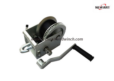 2 Speed Dacromet Boat Trailer Winch / 700 kg Light Duty Marine Drum Winch supplier