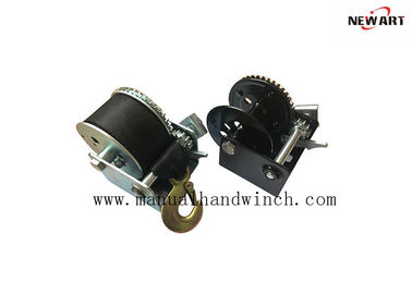 CE Approved 800lbs Lightweight Manual Hand Mechanical Winch , Hand Operated Winch With Strap supplier