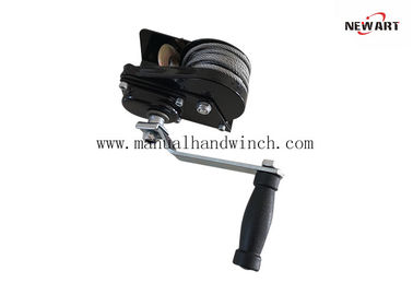 800 Lb Two Handles Automatic Manual Hand Winch With Brake For Lifting supplier