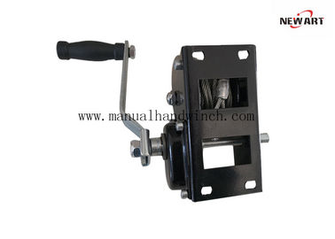 800 Lb Two Handles Automatic Manual Hand Winch With Brake For Lifting supplier