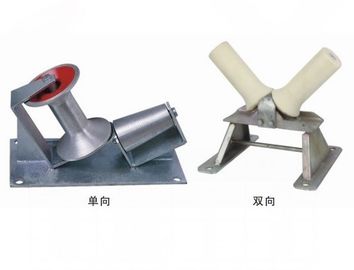 Construction Works Cable Pulley Block Electrical Nylon / Aluminum Turning Cable Drum Roller supplier